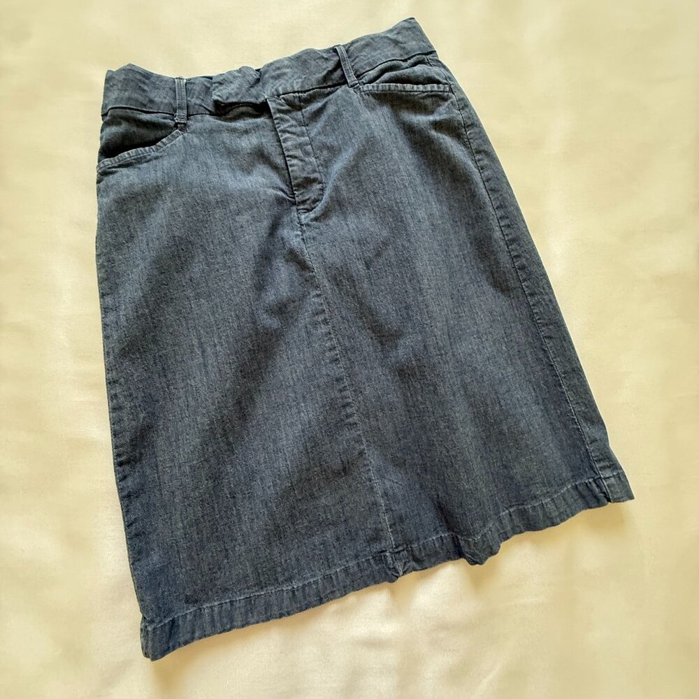 Women's Jean Pencil Skirt Size 6 by Riders by Lee